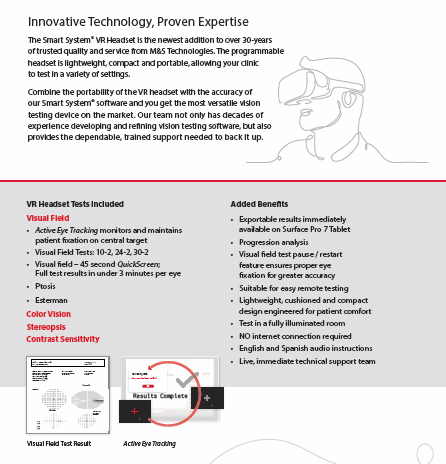 M&S Smart System VR Headset
